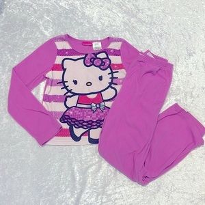 Hello Kitty 2 pc Fleece Pajama Set